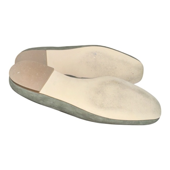 Talbots women’s Tuscan Olive Suede Stella Flat\ loafers size 8M - Picture 6 of 9